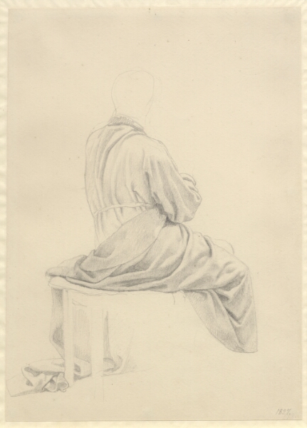 C.W. Eckersberg, Nadveren - draperistudie til en af apostlene.