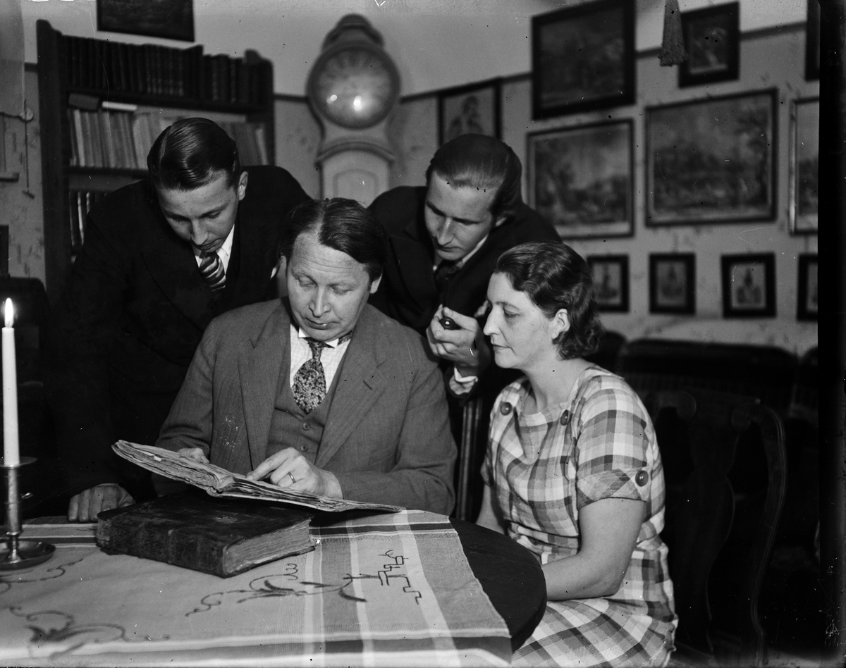 Skötsner-Edhlund, Painter Master Almgren with family, Hargshamn, Uppland