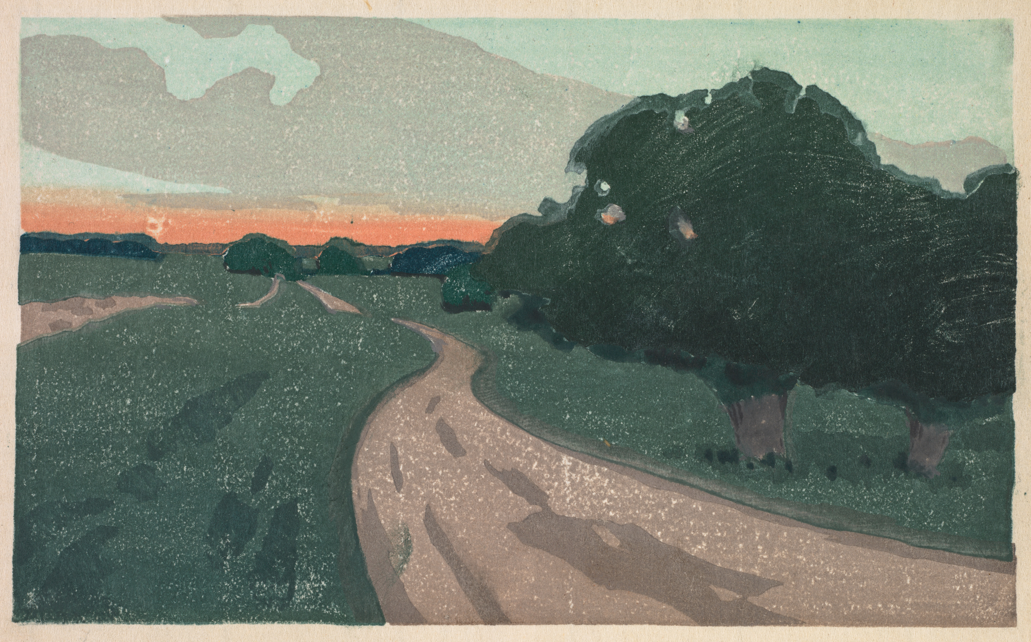Arthur Wesley Dow, The Long Road or Argilla Road