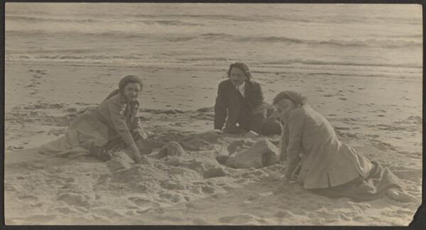Louis Fleckenstein, [Figures on a Beach]