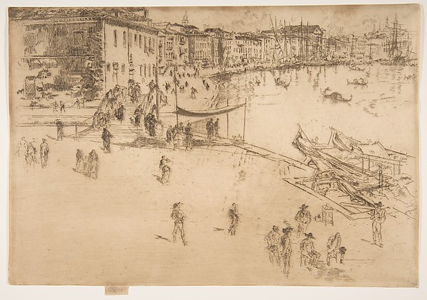 James McNeill Whistler, The Riva, No. 2