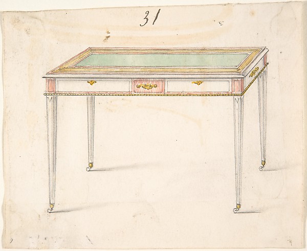 Anonymous, British, 19th century, Table Design