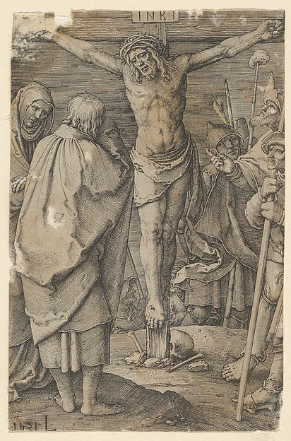 Lucas van Leyden, Crucifixion, from the series The Passion