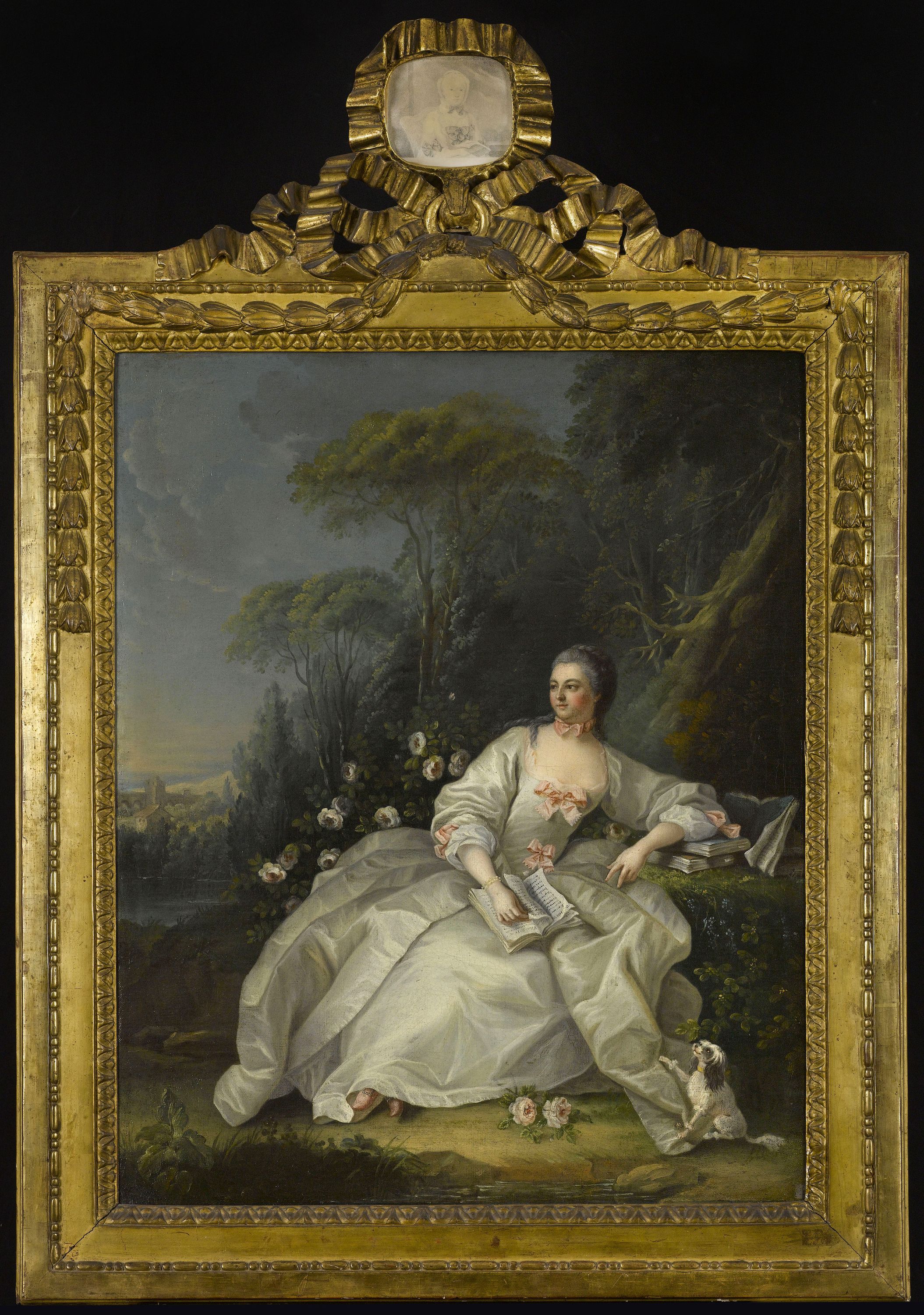 Ecole française, Portrait de Madame de Pompadour