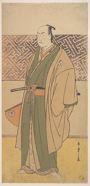 Katsukawa Shunshō　勝川春章, The Fourth Matsumoto Koshiro in the Role of Oboshi Yuranosuke