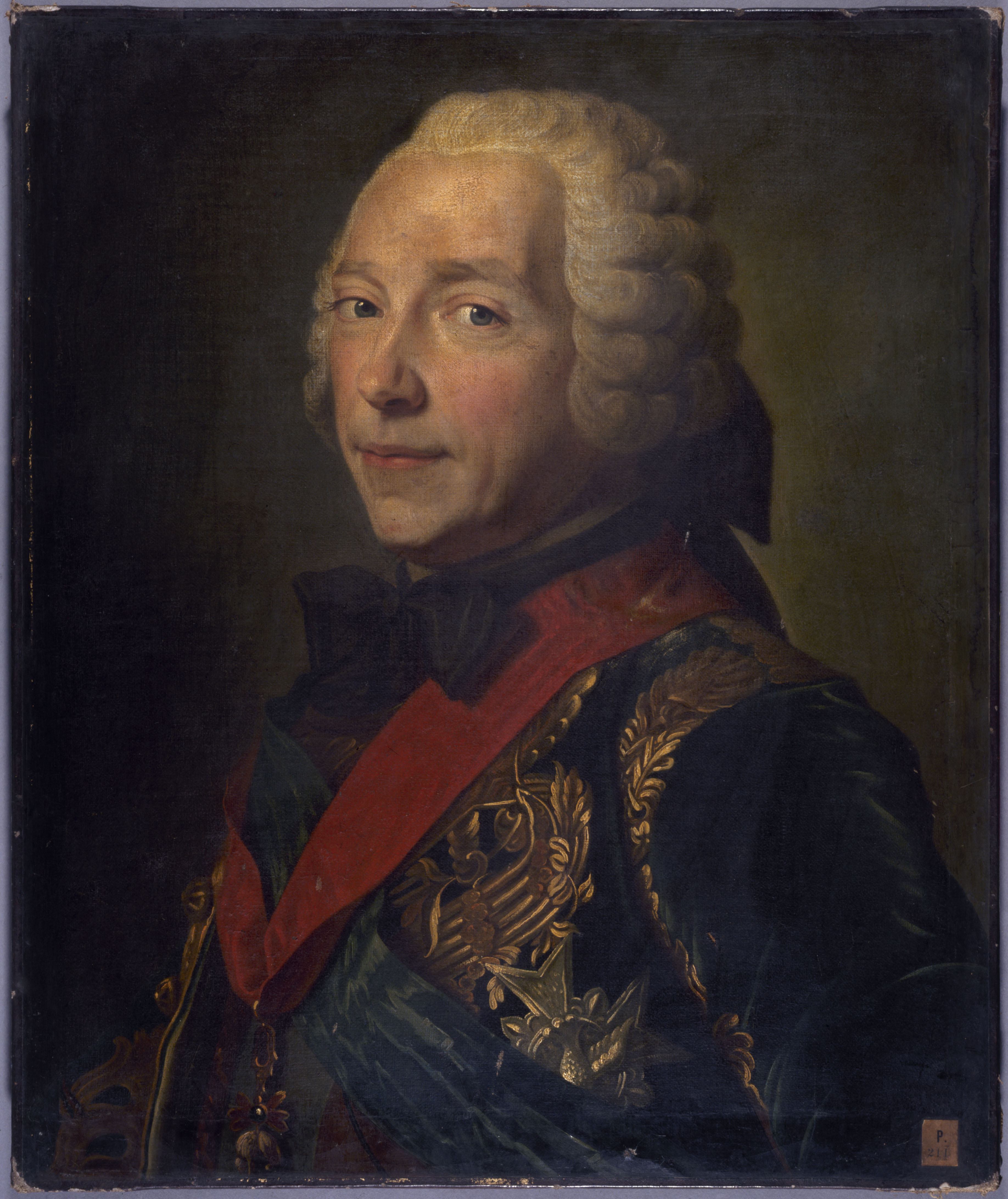 Maurice-Quentin de La Tour, Portrait de Charles-Louis-Auguste Fouquet, duc de Belle-Isle (1684-1761), maréchal de France
