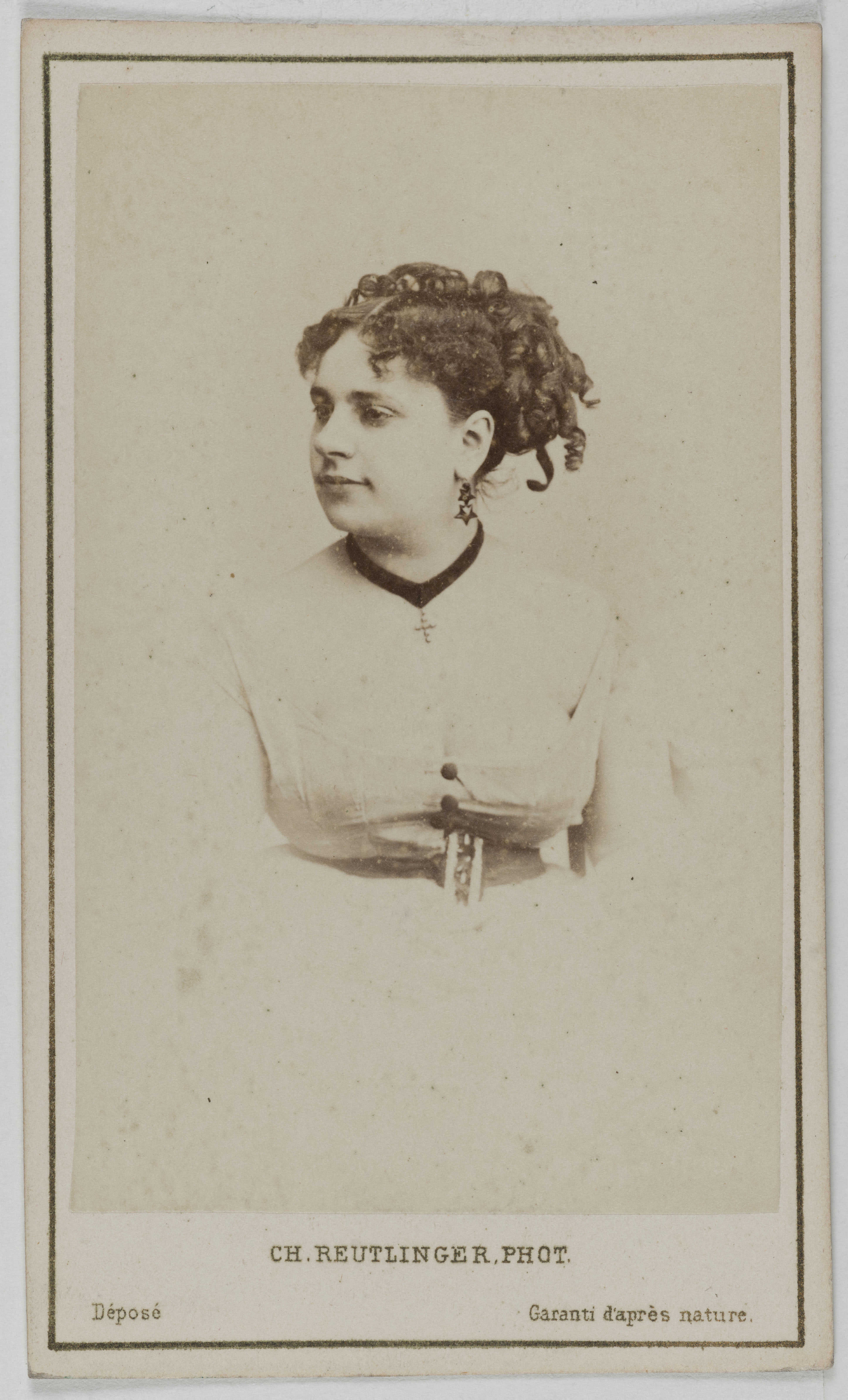 Charles Reutlinger, Portrait de Legrand, (Julia ?), (actrice)