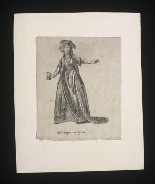 Unknown, Mrs Pope as Zara