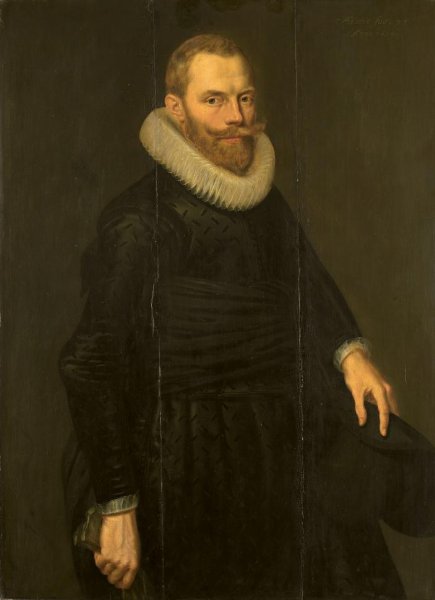 Cornelis van der Voort, Portrait of Dirck Hasselaer (1581-1645)