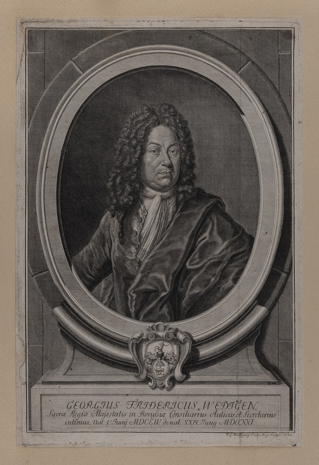 Johann Georg Wolffgang, Wedigen, Georg Friedrich (1654–1721), preußischer Hofbeamter