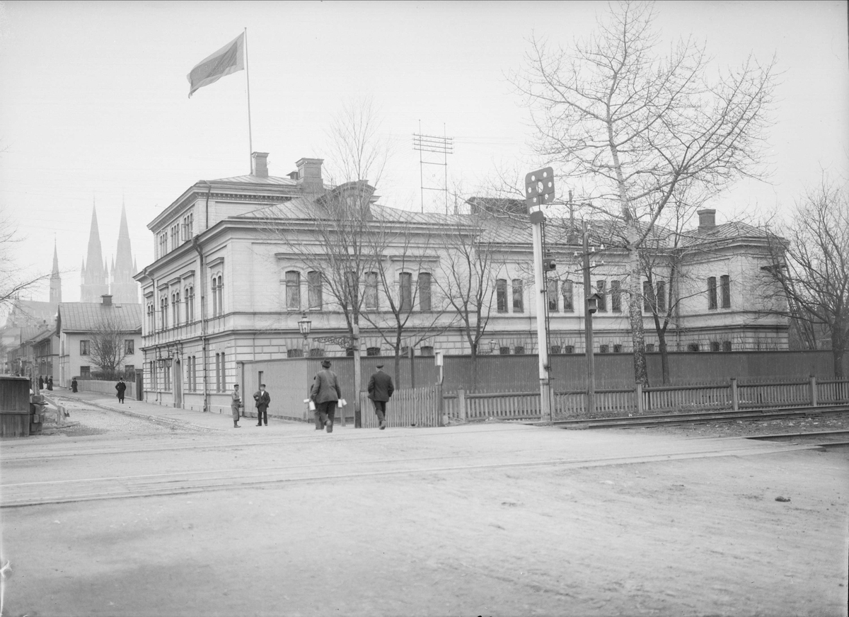 Alfred Dahlgren, S:t Persgatan från järnvägen, Uppsala 1901 - 1902