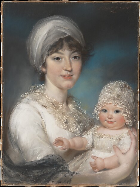 John Russell, Mrs. Robert Shurlock (Henrietta Ann Jane Russell, 1775–1849) and Her Daughter Ann