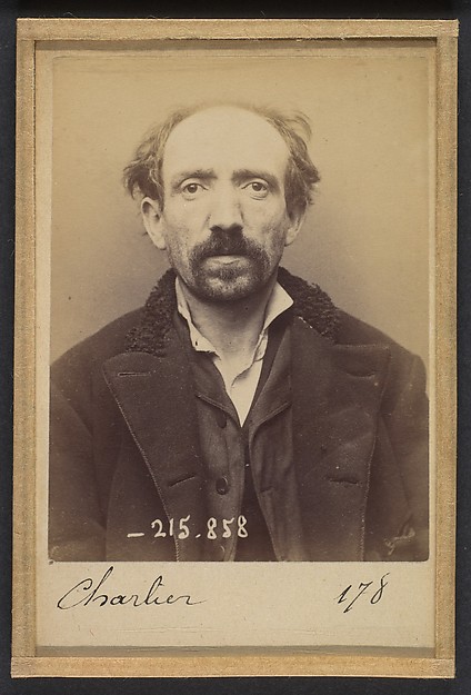 Alphonse Bertillon, Charlier. Ernile, Frédéric. 40 ans, né à Brest (Finistère). Peintre. Vol. 18/3/94.