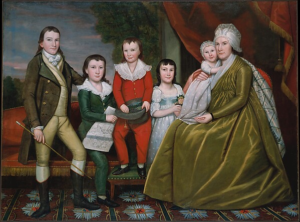 Ralph Earl, Mrs. Noah Smith and Her Children