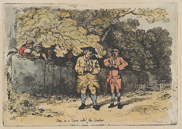Thomas Rowlandson, Scene in a Farce called The Quaker