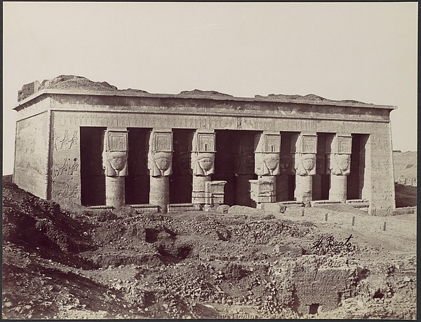 Antonio Beato, Temple a Denderah