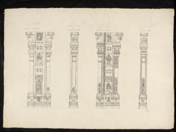 Unknown, Architectural drawing of Tirumala Nayak at Madura,