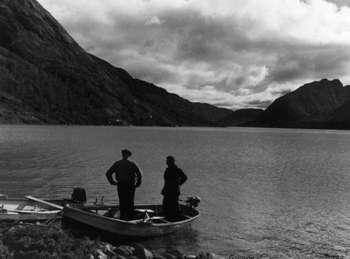 Anders Beer Wilse, Gjende, Jotunheimen, Samferdsel, Båt