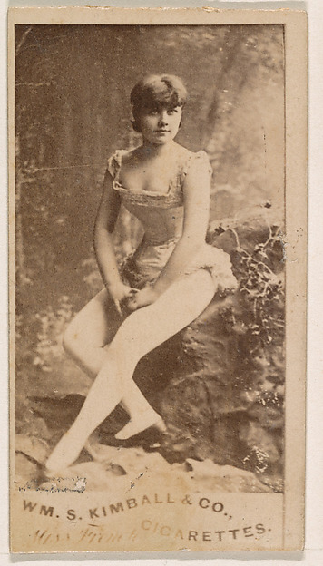 William S. Kimball & Company, Miss French, from the Actresses series (N203) issued by Wm. S. Kimball & Co.