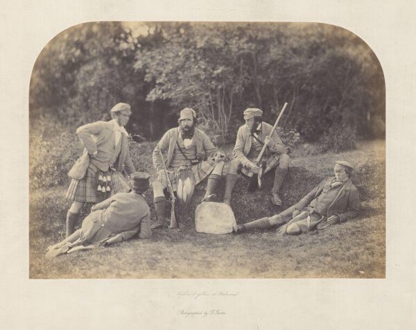 Fenton, Roger, Highland Gillies at Balmoral