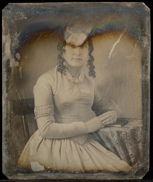 Jacob Byerly, [Portrait of a Seated Woman in Ringlets]