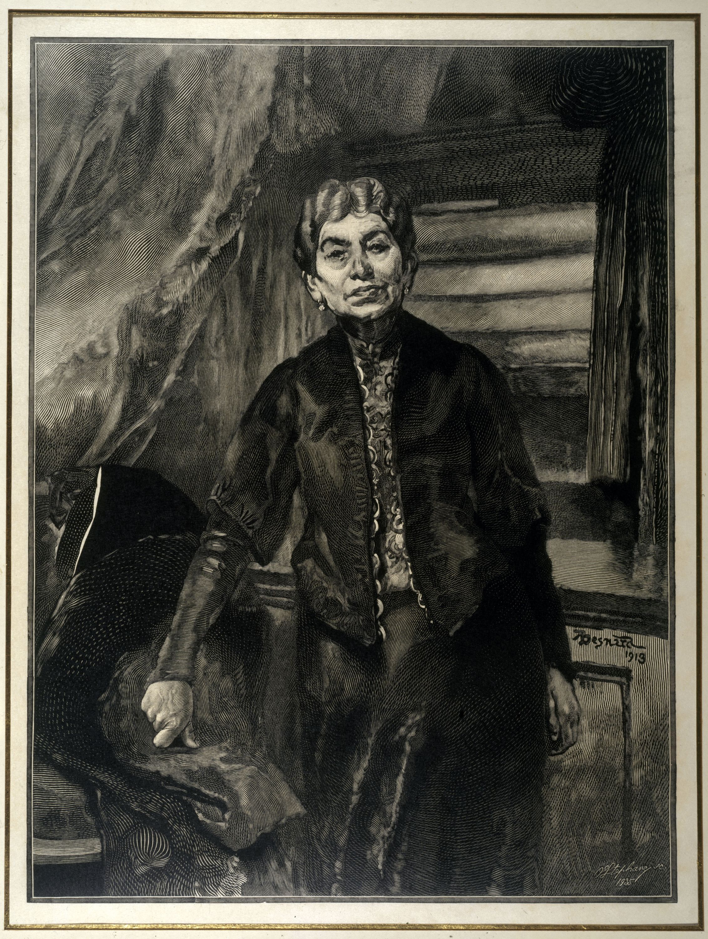 O. Stephane, Portrait de Madame Cognacq