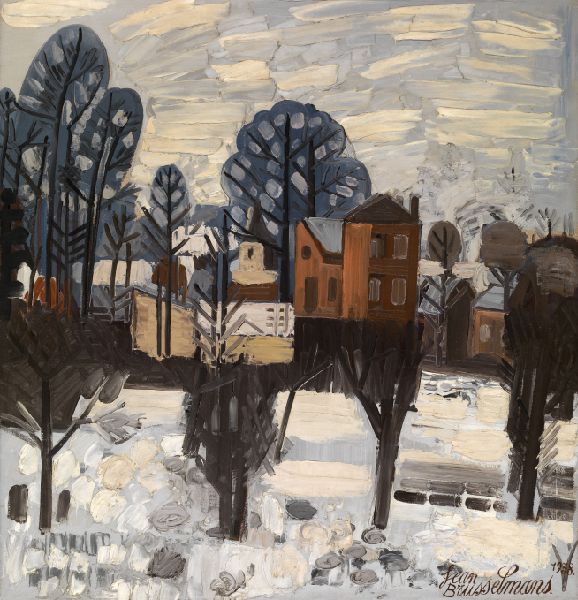 Jean Brusselmans, Snowy Landscape