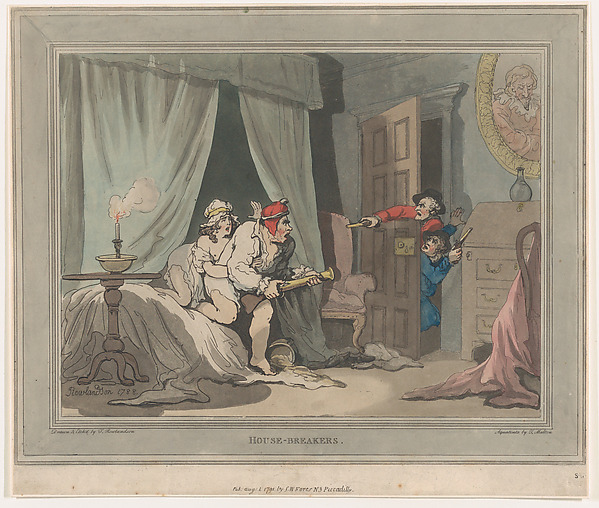 Thomas Rowlandson, House-Breakers