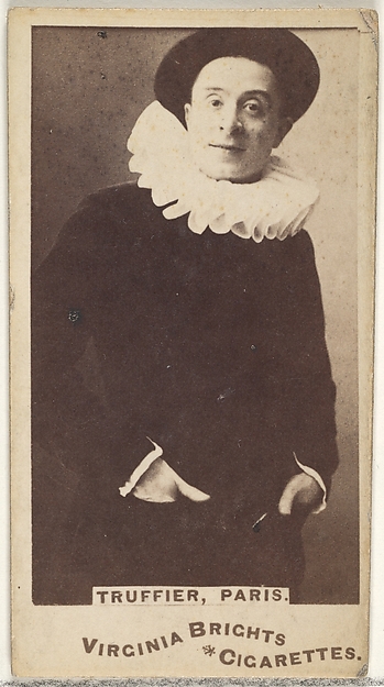 Allen & Ginter, Truffier, Paris, from the Actors and Actresses series (N45, Type 1) for Virginia Brights Cigarettes