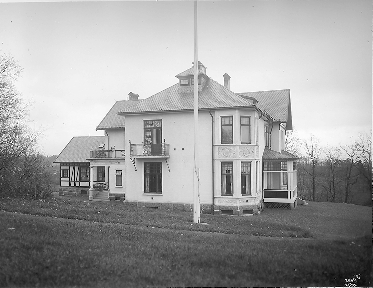 Anders Beer Wilse, Prot: Interiör Groserer Juell (for Arket.fürst) Villa