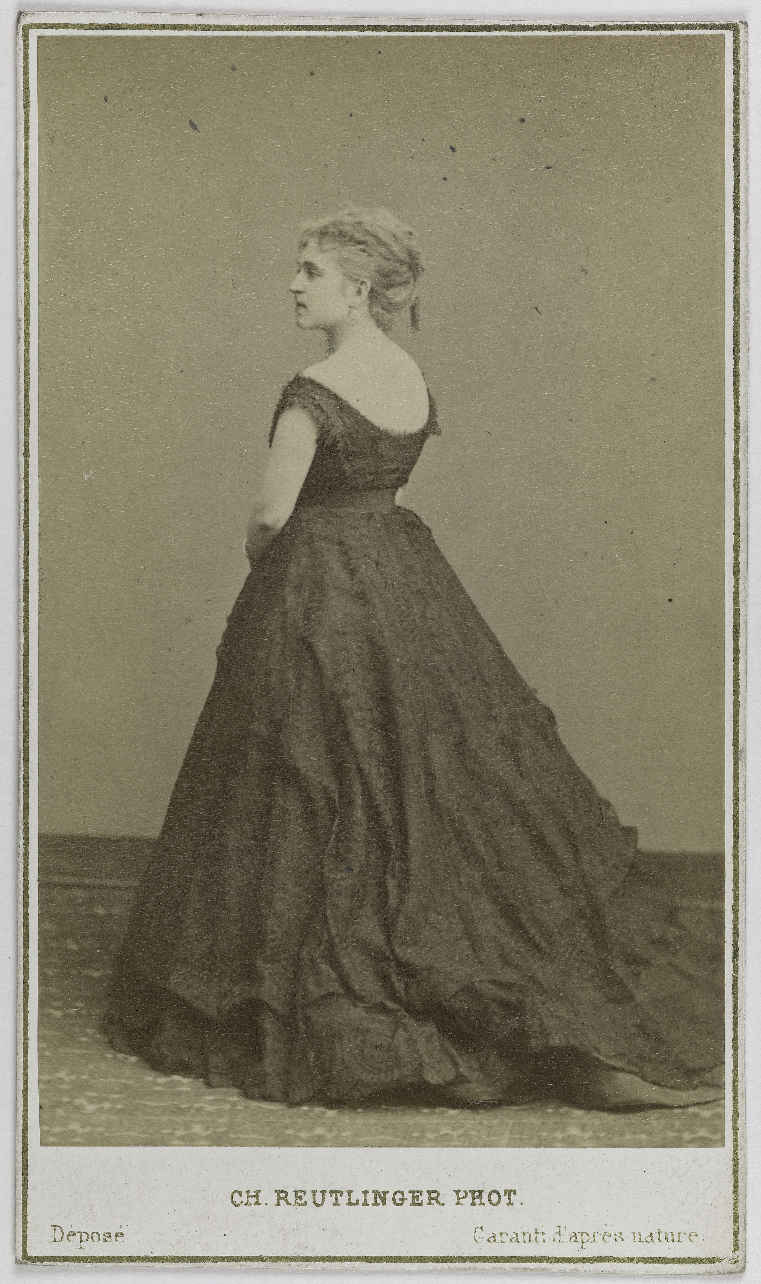 Charles Reutlinger, Portrait d'Adeline Blanche Pierson, (1842-1919), (actrice)