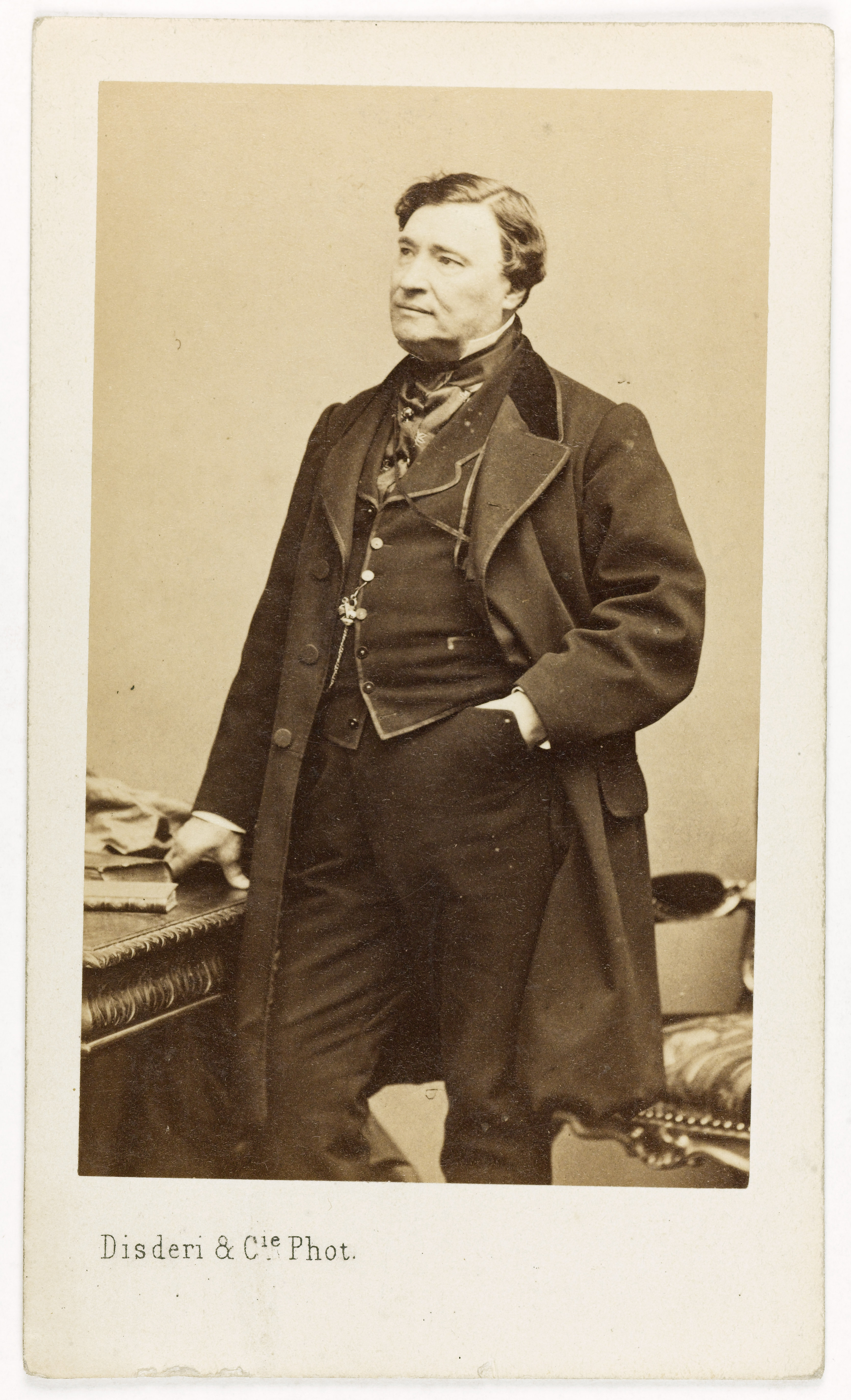 Disderi & Cie, Portrait de Hippolyte Tisserant, (1809-1877 ou 1878), acteur