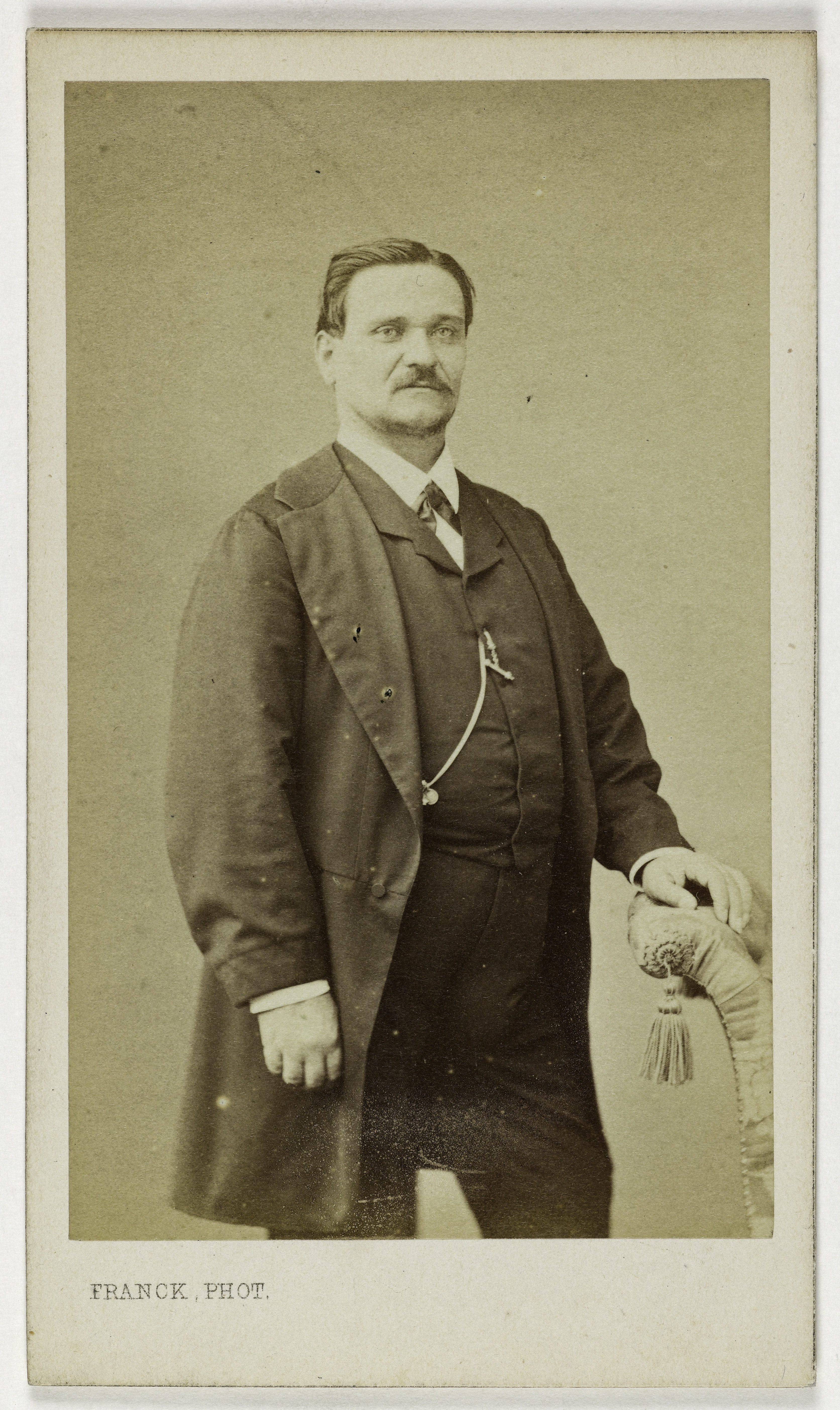 Franck, Portrait d'Ismaël (Jean Js. Jammes), (1827-1893), chanteur lyrique, baryton