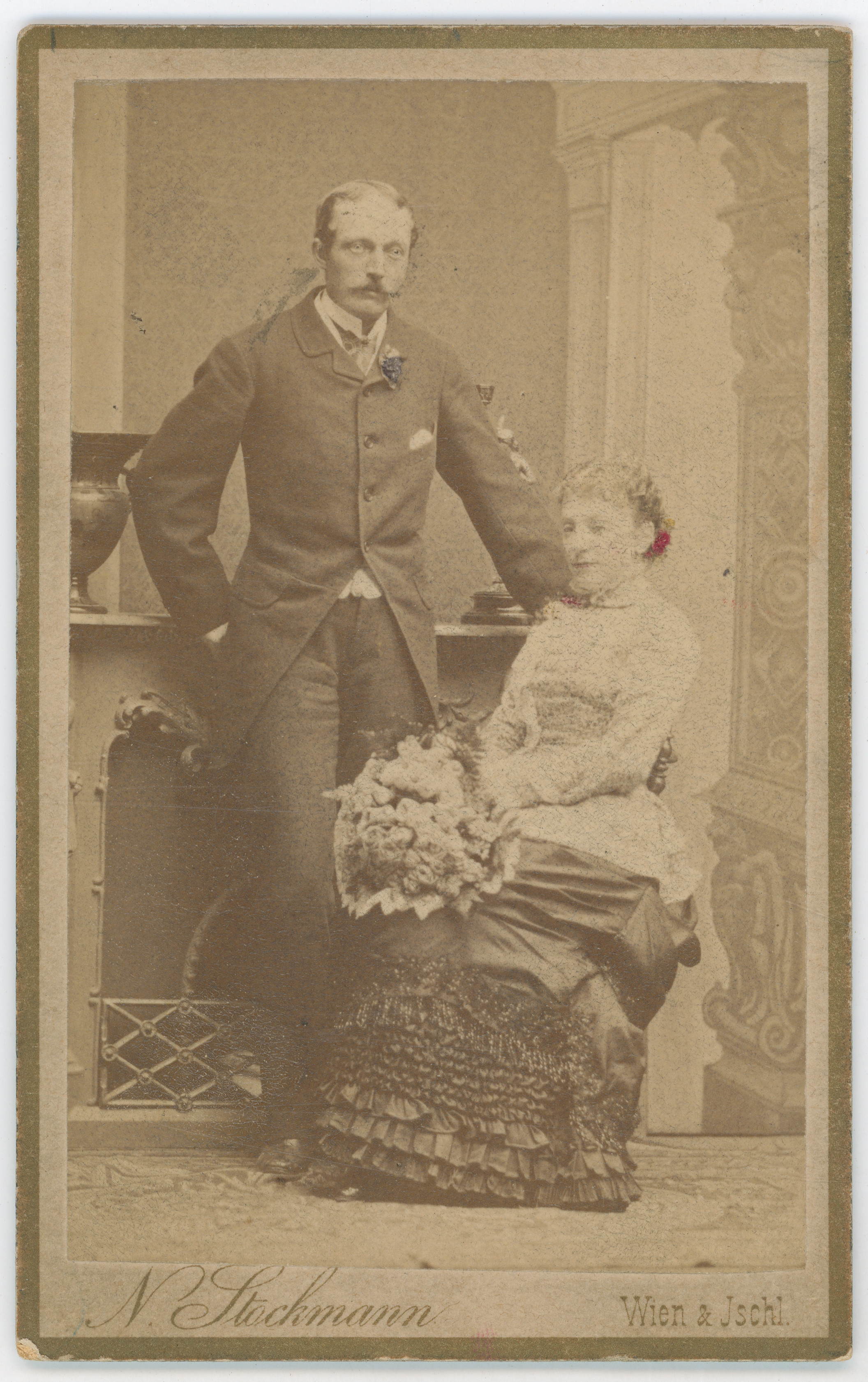 Nicolas (Noe) (1832-03-10––1905-02-09) Stockmann (Stokmann), Bračni par