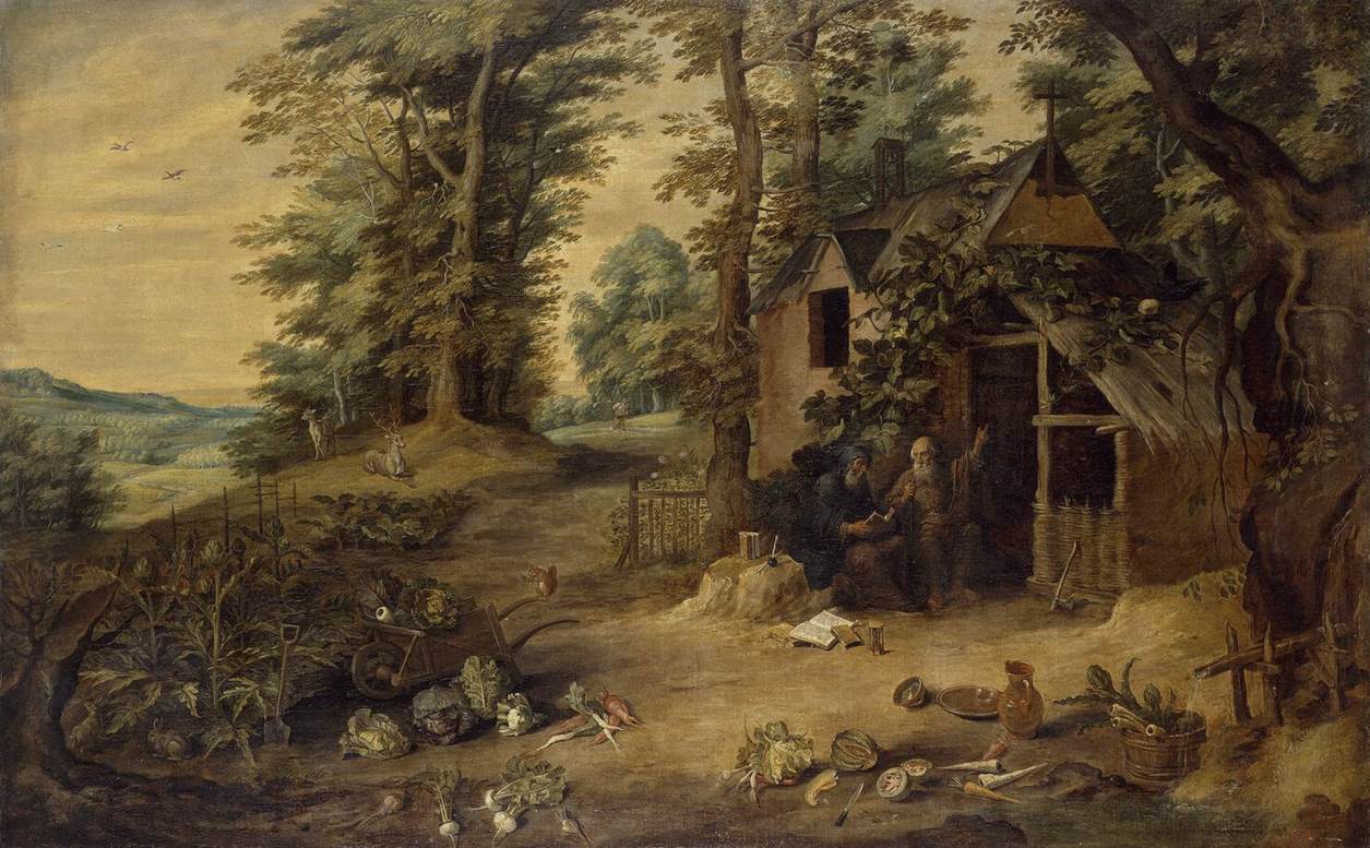 David Teniers the Younger, Landscape (Meeting of St. Antony and St Paul)