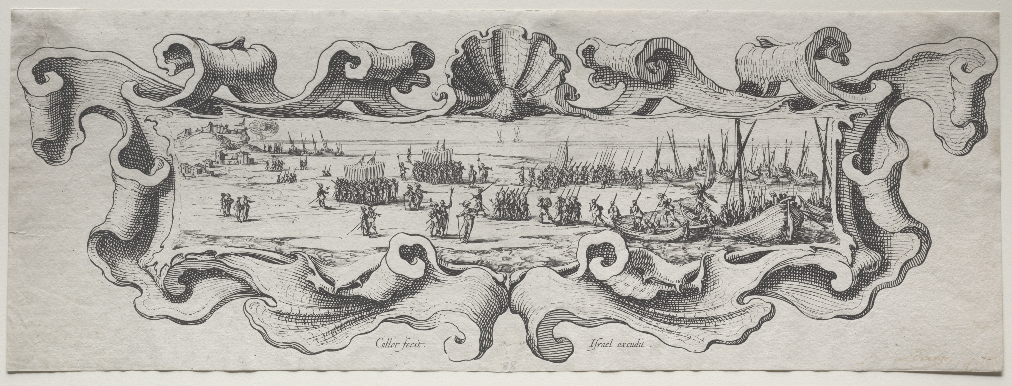 Jacques Callot, Le Débarquement des Troupes