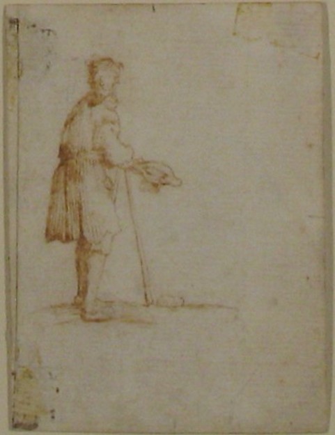 Jacques Callot, A Beggar Holding a Hat
