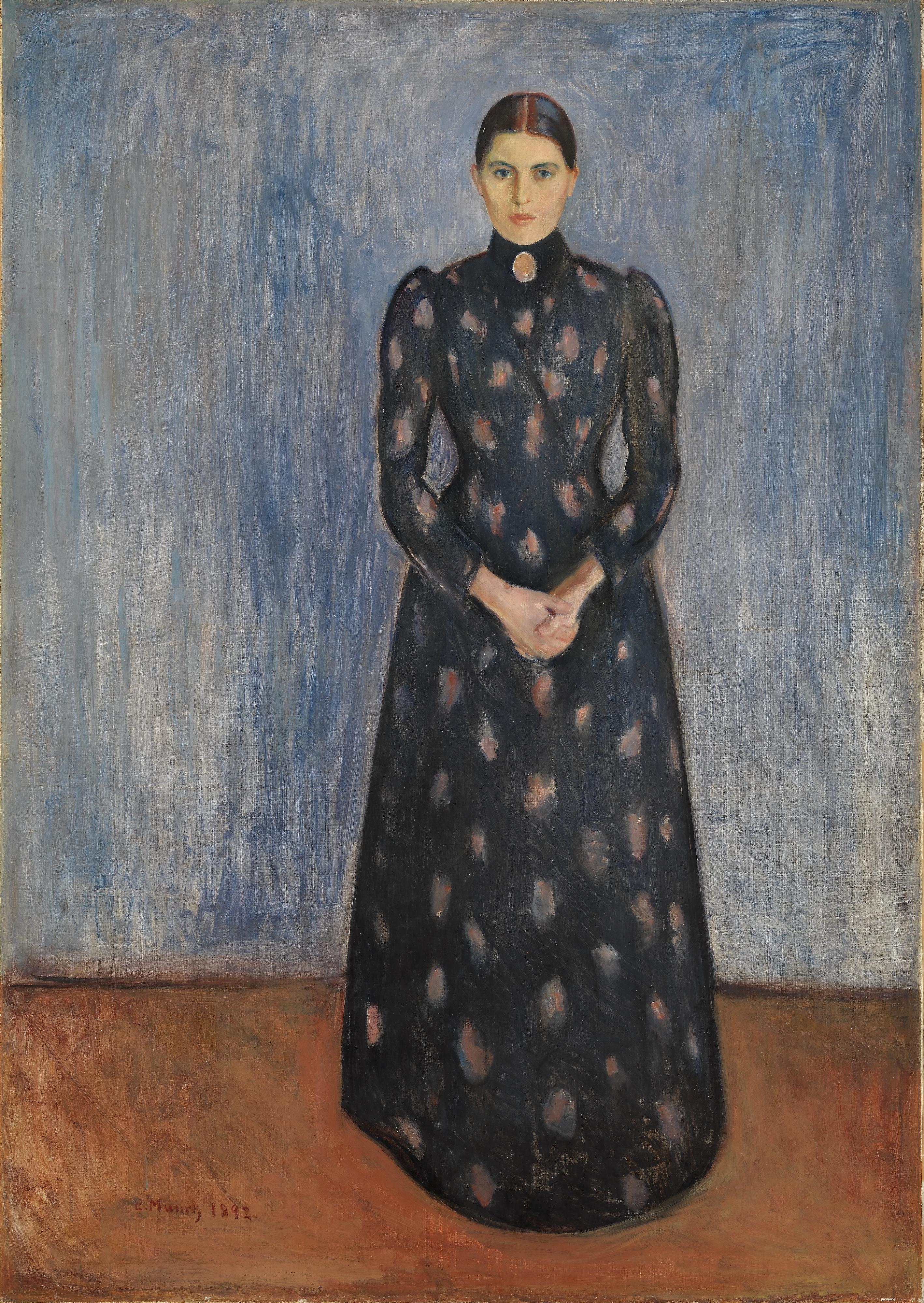 Edvard Munch, Inger in Black and Violet