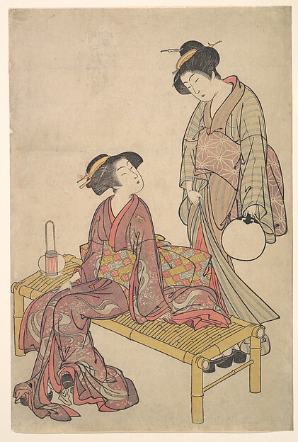 Kitao Shigemasa, The Hand Lantern