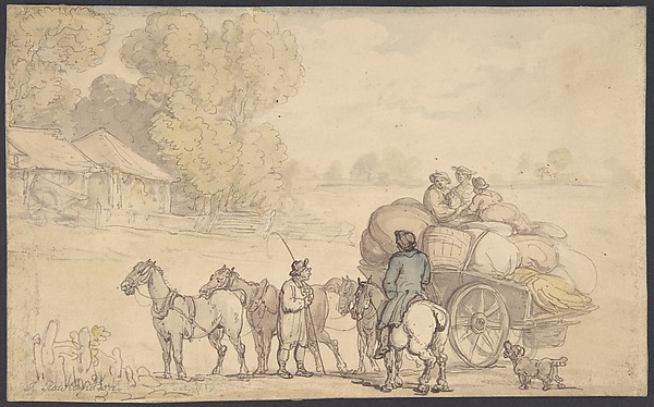 Thomas Rowlandson, Migrants
