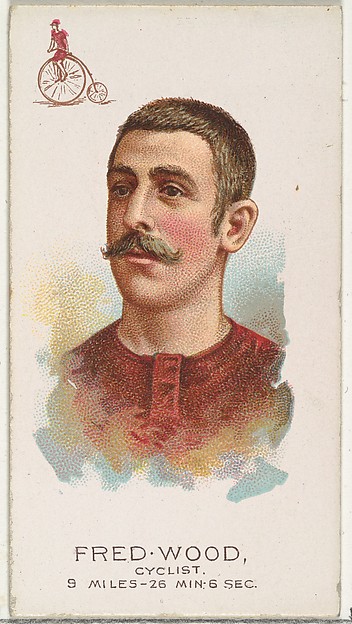 Allen & Ginter, Fred Wood, Cyclist, from World's Champions, Series 2 (N29) for Allen & Ginter Cigarettes