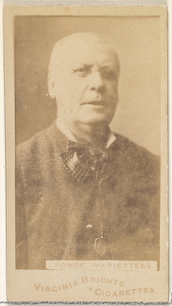 Allen & Ginter, Leonce, Variettees, from the Actors and Actresses series (N45, Type 1) for Virginia Brights Cigarettes