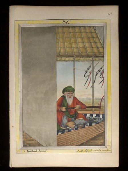 Unknown, An album containing fifty-three drawings depicting occupations.