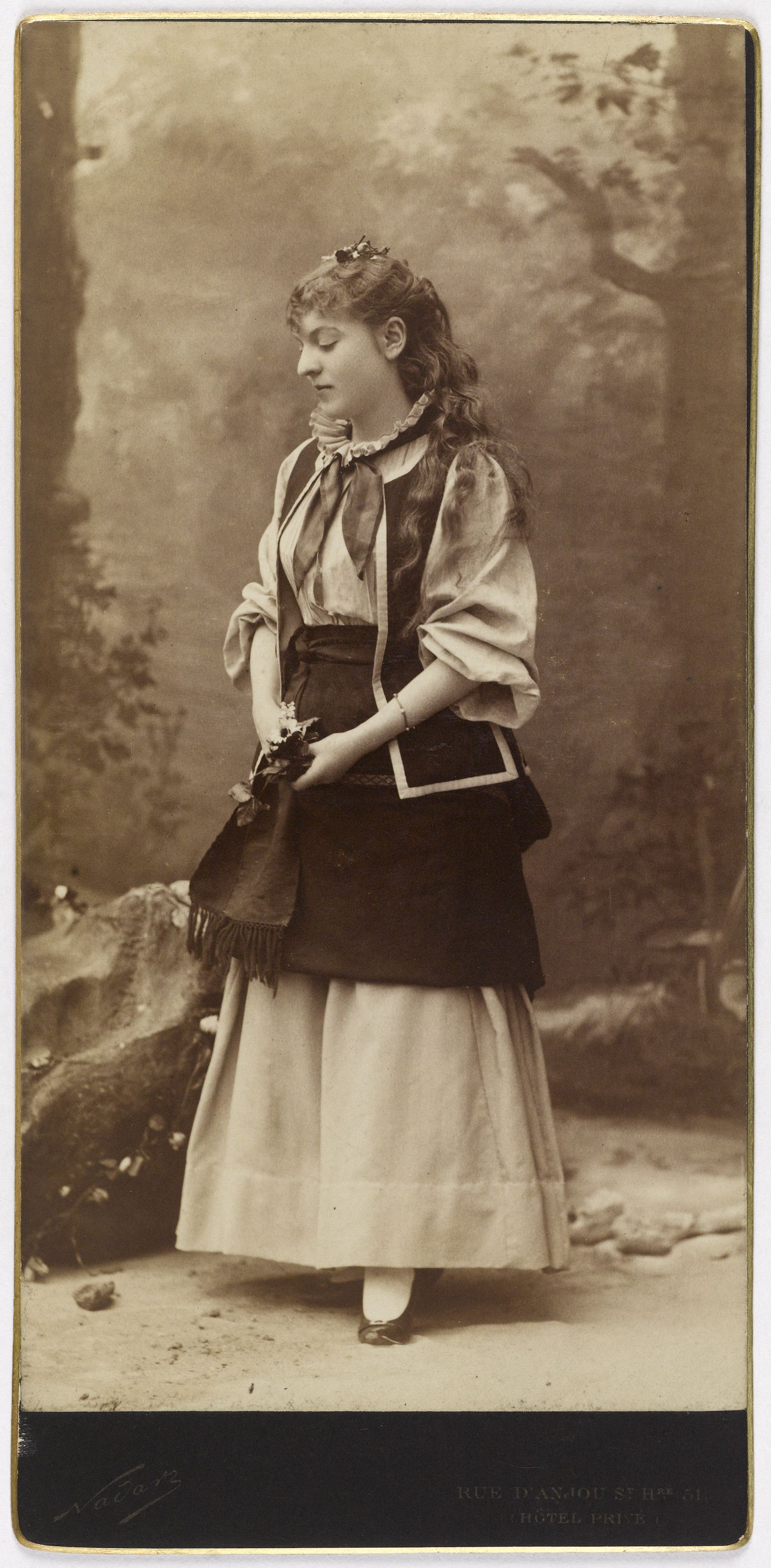 Atelier Nadar, Portrait de Reichenberg (Suzanne Angélique Charlotte, baronne de Bourgoing), (1853-1924), actrice