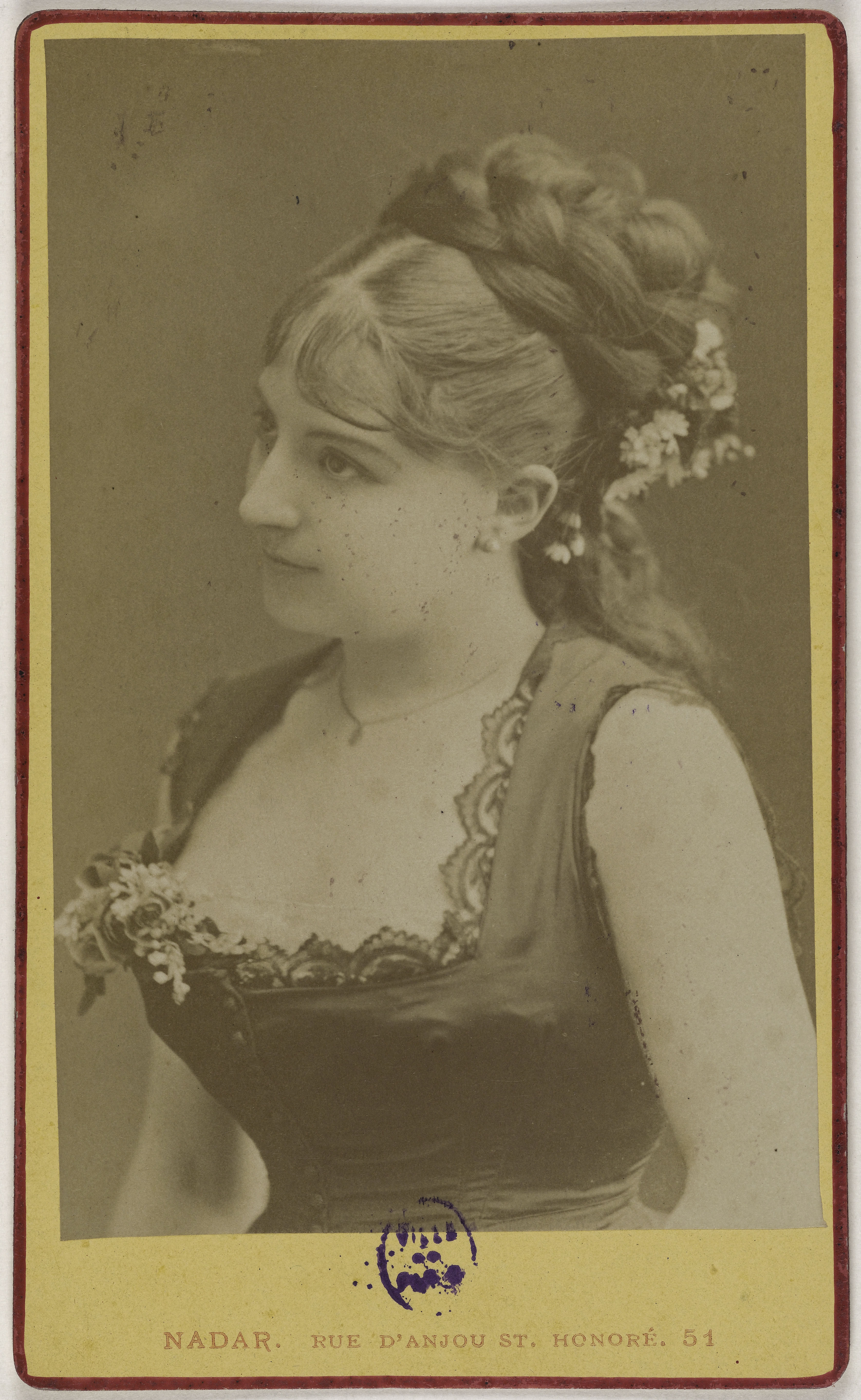 Atelier Nadar, Portrait de Dareine (actrice)