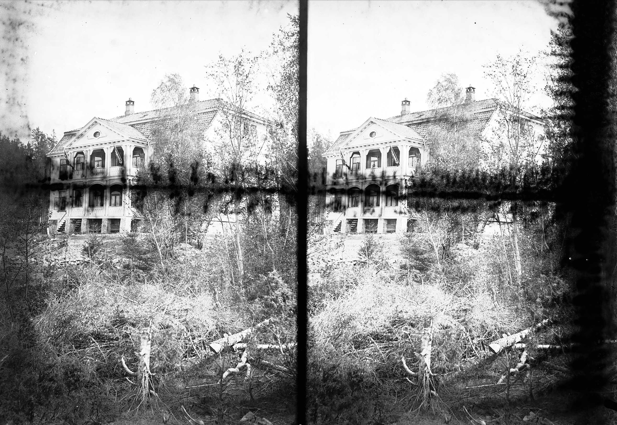Axel Quinsgaard Wiborg, Huset på Nedre Digerud, Frogn, Akershus, 1900.
