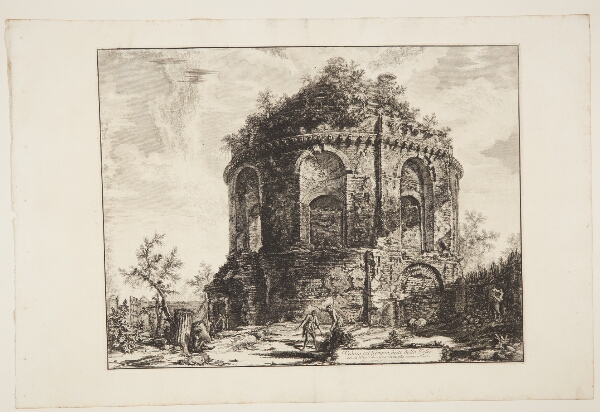 Giovanni Battista Piranesi, Det såkaldte Tempio della Tosse på Via Tibertina nær Tivoli