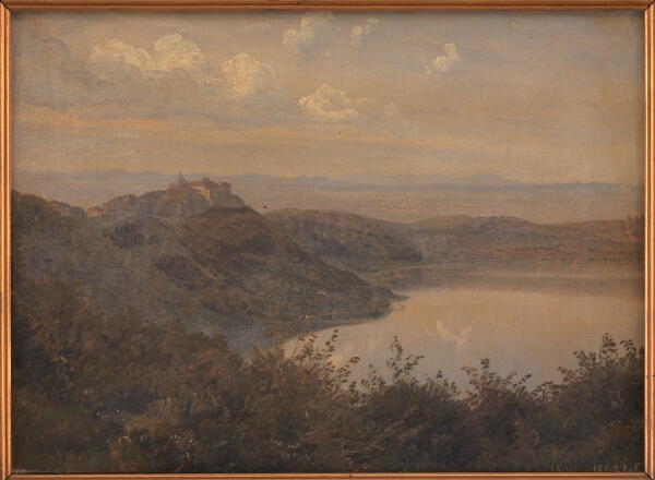 Janus la Cour, Udsigt mod Castel Gandolfo