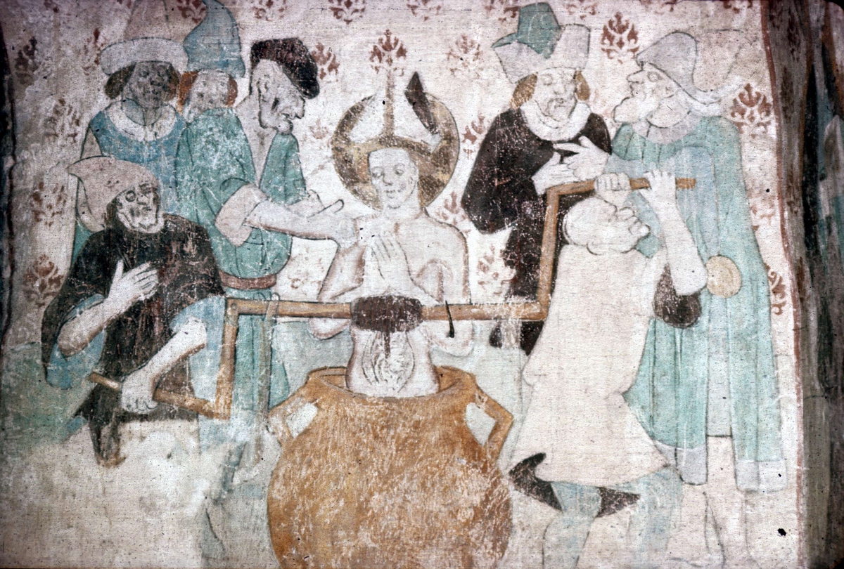 Okänd,, Lime painting in Härnevi Church, Härnevi parish, Uppland