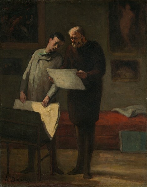 Honoré Daumier, Advice to a Young Artist